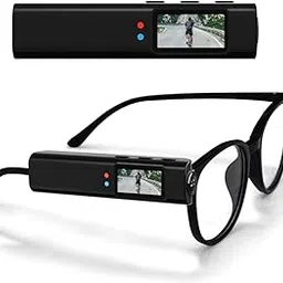 Yoidesu Mini Body Camera 2.7K HD Head Mounted FPV Video Cameras, 0.96in Screen HandsFree Wearable Vlog Cam, 110° Wide Angle WiFi APP Control Action Cameras for Walking Travel Cycling-picture-33