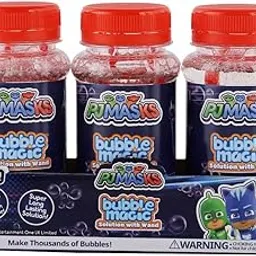 Bubble Magic PJ Masks Solution Bottle with Wand - Pack of 3 118 ML Each, with Specially Designed Grooves to Hold More Solution, Gift Set for Age 3 Years and Above, Multicolor, (BM50017)-picture-41