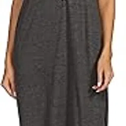 fabme Women's Cotton Above The Knee Nightdress (Nw0203_Black_Free)-picture-50