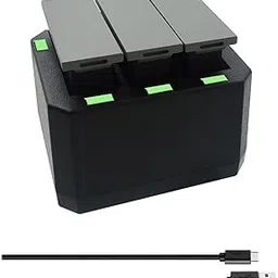 Yantralay 3-Channel Battery Charger for DJI Osmo Action Camera - Type C Interface, Smart Charging, Complete Package-picture-21