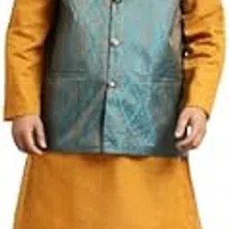 sojanya Men Kurta Pyjama With Nehru Jacket-picture-45