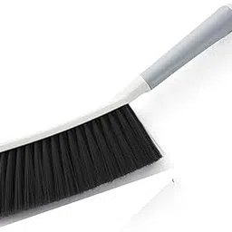 JENILIKA Multi-Purpose Soft Bristle Cleaning Brush for Sofa, Bed, Carpet, Clothes – Dust Remover Brush with Non-Slip Handle – Household Cleaning Tool for Home, Office & Furniture (White, Pack of 1)-picture-10