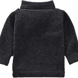 Kids Boys & Girl's Full Sleeves High Neck Thermal Top | Thermal Vest for Girls & Boys-picture-30
