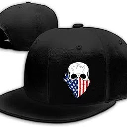 Jesus Christ Hats for Men Snapback Flat Brim Black Snap Backpack Baseball Cap Black-image-32