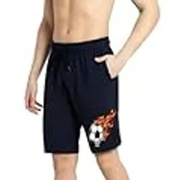 ads clothing Men's Cotton Blend Comfortable Lounge Shorts - Gray Navy Tan-picture-67