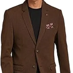 turtle Men's Single Breasted Tailored Blazer-picture-12
