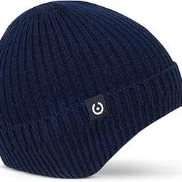 coreteq Woolen Beanie Winter Cap for Men & Women Ear Muff Cover Cap - Soft, Cozy & Warm Branded Wool Garam Topi - Stylish Woollen Winter Wear Cap with Ear Protector Flaps - Acrylic, FS-picture-50