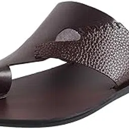 metro Men Thong Leather Chappal-picture-29