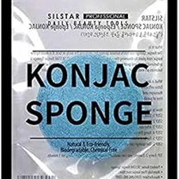 SILSTAR PROFESSIONAL 100% Natural Organic Facial & Body KONJAC Bath Sponge for Natural Glow & Softness by Detoxifying, Deep Make-Up Cleansing, Ph Levels; Good for Babies (Lake Blue, Pack of 1)-picture-23