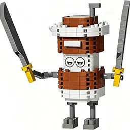 Italian Brainrot Toys, Tung Tung Tung Sahur Building Blocks Toy for Creative Display and Play-picture-12