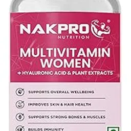 NAKPRO Multivitamin Tablet for Women, 60 Veg Tablets | Multi Vitamins & Minerals with Biotin, Calcium, Zinc, Magnesium | Enhances Energy & Health-picture-10