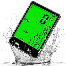 SYOSI Bike Computer, Waterproof Cycle Computers Wireless, Bicycle Computer with 21 Functions, Bike Speedometer with LCD Backlight Display for Road Bikes, Mountain Bikes, Folding Bikes Ect-picture-12