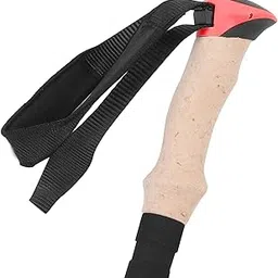 Generic Hiking Poles, Walking Stick High Hardness and Wear Resistant EVA Foam Handle 5‑Section Telescopic Folding Design for Camping for Home(red)-picture-45