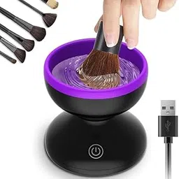 Goshti Enterprise Electric Makeup Brush Cleaner Newest Design Luxiv Wash Makeup Brush Cleaner Machine Fit for All Size Brushes Automatic Spinner Machine-picture-39