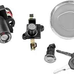 DEUTSCHE Ignition Switch Lock Kit for Hero Passion Disk | Hero Passion Pro ES | High Performance | Hero Passion Pro TR (Set of 4) | Petrol Tank Lock, Seat Lock-image-61