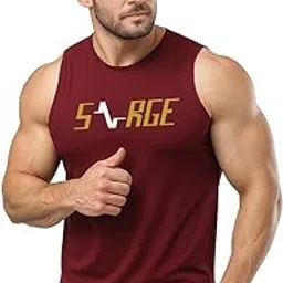 3colors 3Colours RGB Men's Active Wear Sleeveless Tank top, Gym Vest, Leisure wear CCUT-Surge-picture-22