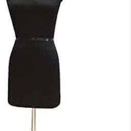 PASSION THREAD Women's Wheel Base Display Dummy Model Mannequin, Female Dummy Model Stand for Dress Hanger (Black, Medium 10)-picture-26