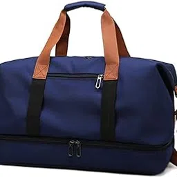 ZALHIN Travel Backpack Travel Bags For Large CapacityGym Sports bag Waterproof Weekend Messenger Bag Dry And Wet (Color : Hortel�)-picture-50