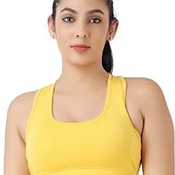 ndless sports Solid Polyester Blend Non-Wired Soft Padded Sports Bra for Cycling, Racing, Excercise & Fitness-picture-55