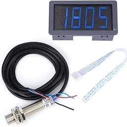 Set of 2 Motor Tachometer, High Precision LED Tacho for Professional Use for RPM Speed Measurement for Electronic Component for General Purpose(Speedometer)-picture-58