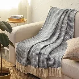 House This Vindhya Sofa Throw Blanket - Premium & Extra Soft Throw for Living Room, Sofa, Bed & Chair - 130 x 150 cms-picture-15