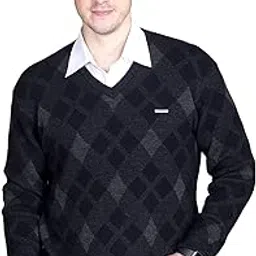 godfrey V-Neck Full Sleeve Woolen Men Sweater-picture-38