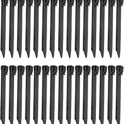 ATORSE 30 Pieces Camping Stakes Multiuse Durable Heavy Duty Strong Tent Pegs Stakes Brown-picture-28