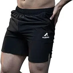 alexius Men's NS Lycra Shorts Regular Fit Solid Shorts-picture-28