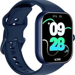 Redmi Move Smartwatch | 1.85" AMOLED (390×450, 600 nits) | Bluetooth Calling | 140+ Sports | 24×7 HR & SPO₂ | AOD | Up to 14-Day Battery | HyperOS (Blue Blaze Strap)-picture-30
