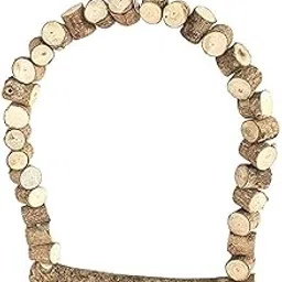 KSK Natural Wood Swing for African Grey, Macaw, Cockatoo Parrot Bird Cage Accessories (KSKWA019,LARG)-picture-34