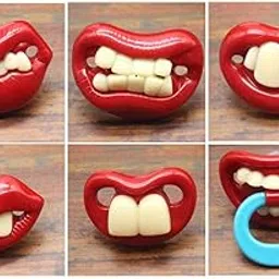 Enakshi® Safety Silicone Funny Mouth Design Baby Toddlers Pacifiers Teethers Gift A|Baby | Feeding | Pacifiers & Soothers-picture-28
