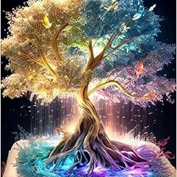TREXEE 5D Diamond Painting by Number Kits for Adults & Kids, 12x16inch DIY Full Drill Embroidery Cross Stitch Pictures Art Kit, DIY Diamond Painting Kit DIY Painting kit (Color 36)-picture-62