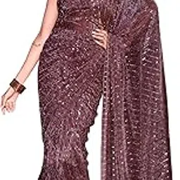womanista Women's Women Ready To Wear Saree ll Women Lycra saree ll Women Pre Draped saree ll Women One Minute Saree ll Un-stitched blouse saree-picture-36