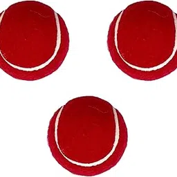 KAPY Heavy Rubber Cricket Balls Red Ball for Cricket Tournament for Playing Heavy Ball in Red Pack of 3-picture-41