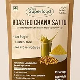 Roasted Chana Sattu | Traditional Plant Protein | Vegan | Diabetic Friendly | For post workout and run |-picture-16