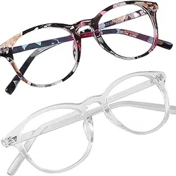 ARICKS Blue Light Blocking Blue Cut Anti Glare Round Glasses Men and Women for Eye Protection from UV by Computer/Tablet/Laptop/Mobile-picture-12