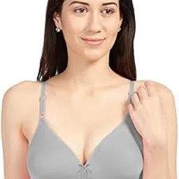 sonari Omania Womens Non Padded Cotton Bra | Wire Free, Moderate Coverage, Comfortable Polyester Cotton Blend Fabric | Adjustable Straps, Perfect for Everyday Wear-picture-21