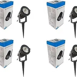 Technobeam 10 Watt Outdoor Garden Spike Light Spot Light Warm White 3000k, LED Landscape Lighting for Yard, Garden, IP65 Waterproof, Pack of 4-image-10