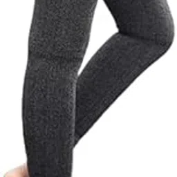 Fashionio� Winter Warm Woolen Leg Warmer/Leg Socks For Men I Womens & Women I Girls Woolen Leg Warmers Knee High Footless Socks-image-6