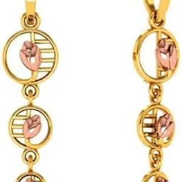 p.c. chandra jewellers 14KT(585) Gold Pendant - 0.6 Grams-picture-28