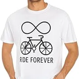 Ride Forever-Printed T-Shirt |Color - White |Fabric - Cotton| Size-XL|NT-_207-picture-20