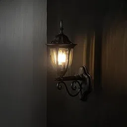 Whispering Homes Country Outdoor Wall Light - Black-picture-31