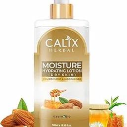 Calix Herbal Pure Organic Moisture Hydrating Lotion Dry Skin for Natural Ayurvedic Skin Care with Almond & Honey - 500 ML-picture-37