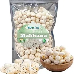 NOHUNT Premium Phool Makhana Fox Nuts, Natural Lotus Seeds, High Protein and Fibre Rich, No Preservatives, Made in India (250 Gm)-picture-30