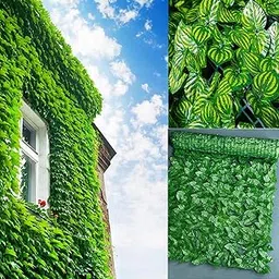 ATORSE Artificial Faux Leaf Privacy Fence Screen Hedge Garden Decor 3Meter C-picture-22