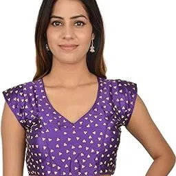 nishtha creation Blouse Women's Raw Silk Saree Blouse-picture-12