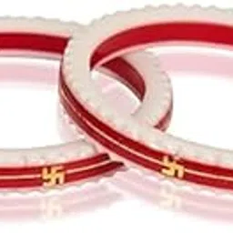 ip jewellers Trending Viral Gold Pola 22k Hallmark (916) Yellow Gold Handmade Pola Bangles/Wedding Chooda/Churas for Women with Purity Certificate (Set of 2pcs)-picture-28