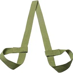 Ubervia® Cotton Yoga Mat Strap Pilates Mat Carrier Fitness Stretchy Loop Green-picture-15