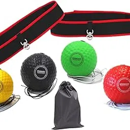 Club Bollywood®Boxing Reflex Ball Headband Fitness Boxing Gear Workout Reflex Punching Ball 2 Headband 4 Ball|Sporting Goods|Boxing, Martial Arts & MMA|Training Equipment & Supplies |As You Choose:-picture-17
