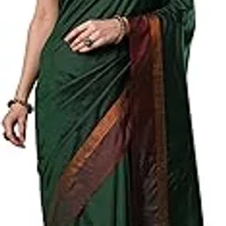 saree mall Women's Aura Silk Solid Saree With Unstitched Blouse Piece (17AURA1701_PF_Parent)-picture-55
